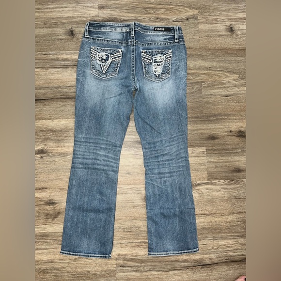 Vigoss Women's Light Blue Boot Cut Jeans - Picture 1 of 4